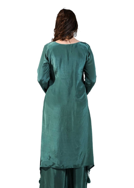 Nulky Work Embroided Muslin Fabric Coord Set