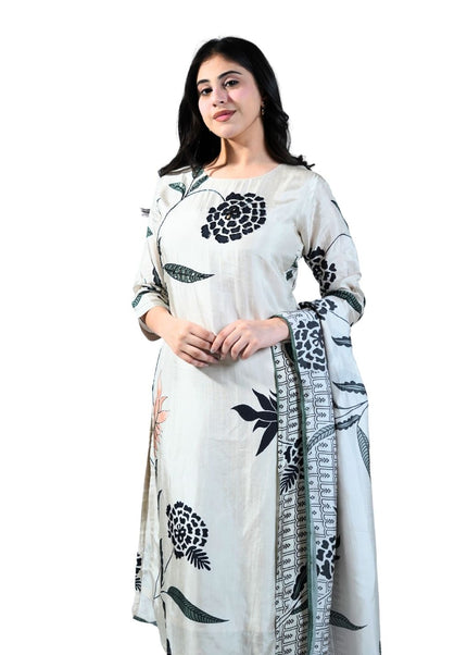 Cotton Muslin Printed Kurta Set