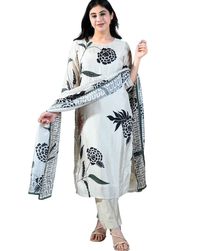 Cotton Muslin Printed Kurta Set