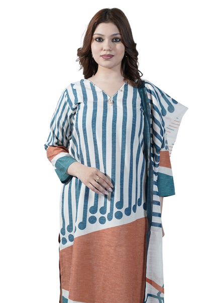 Klinen Cotton Print Kurti Set